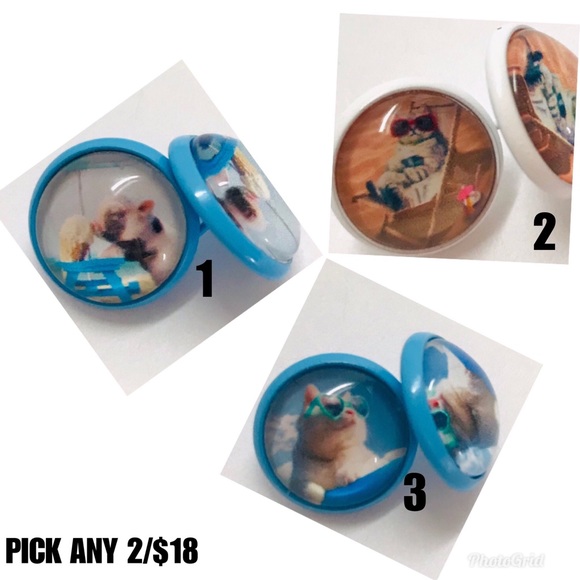 Jewelry - 2/$18 Animal Beach Bums Earrings Mix & Match